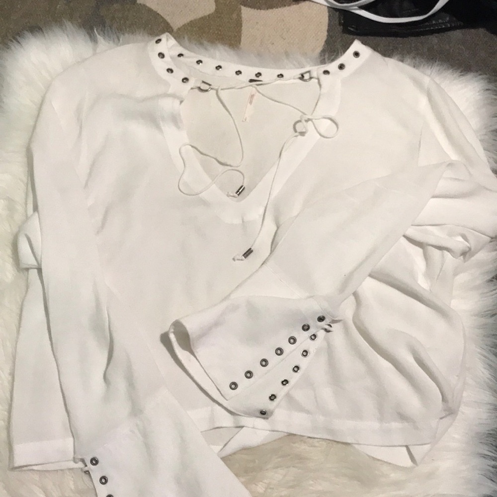 Free people bell sleeve top